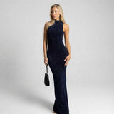 Vestido Maxi Celeste