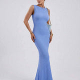 Vestido Maxi Celeste