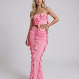 Vestido Maxi Celeste