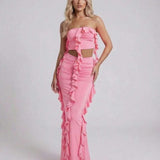 Vestido Maxi Celeste