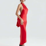 Vestido Maxi Celeste