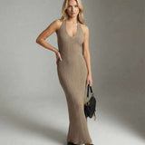 Vestido Maxi Celeste