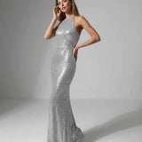 Vestido Maxi Celeste