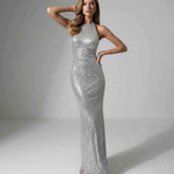 Vestido Maxi Celeste