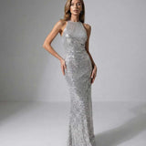 Vestido Maxi Celeste