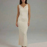 Vestido Maxi Celeste