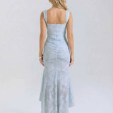Vestido Maxi Celeste