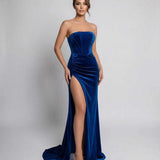Vestido Maxi Celeste