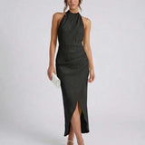 Vestido Midi Celeste