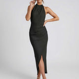 Vestido Midi Celeste