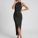 Vestido Midi Celeste