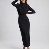 Vestido Midi Celeste