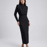 Vestido Midi Celeste