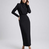 Vestido Midi Celeste