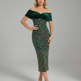Vestido Midi Celeste