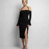 Vestido Midi Celeste