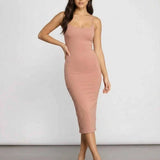 Vestido Midi Celeste