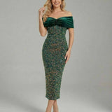 Vestido Midi Celeste