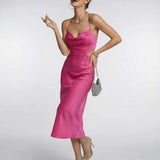 Vestido Midi Celeste