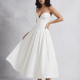 Vestido Midi Celeste