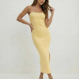 Vestido Midi Celeste