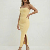 Vestido Midi Celeste