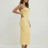 Vestido Midi Celeste