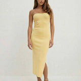 Vestido Midi Celeste