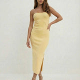 Vestido Midi Celeste