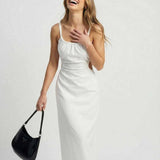 Vestido Midi Celeste