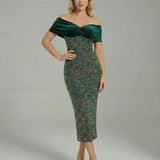 Vestido Midi Celeste