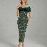 Vestido Midi Celeste