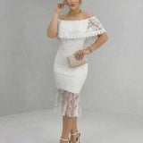 Vestido Midi Celeste