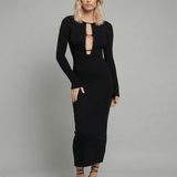 Vestido Midi Celeste