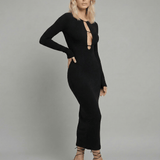Vestido Midi Celeste