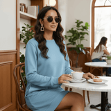 Vestido Mini Celeste