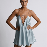 Vestido Mini Celeste