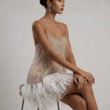 Vestido Corto Celeste
