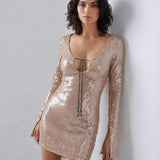 Vestido Mini Celeste