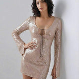 Vestido Mini Celeste