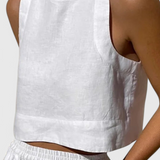 Conjunto Avelina Minimalista en Algodón y Lino Livianos