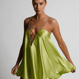 Vestido Mini Chartreuse
