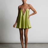 Vestido Mini Chartreuse