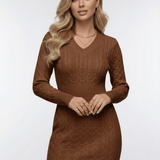 Vestido Mini Castaño