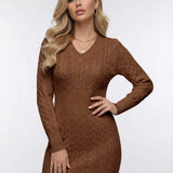 Vestido Mini Castaño