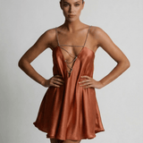 Vestido Mini de Cobre