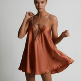 Vestido Mini de Cobre