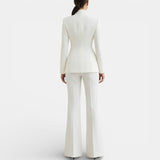 Conjunto de Traje Elegante para Mujer | Chaqueta y Pantalón Profesional