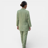 Conjunto Blazer y Pantalón Wide Leg para Mujer