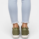 Zapatos Ortopédicos Mujer Plataforma Brillante